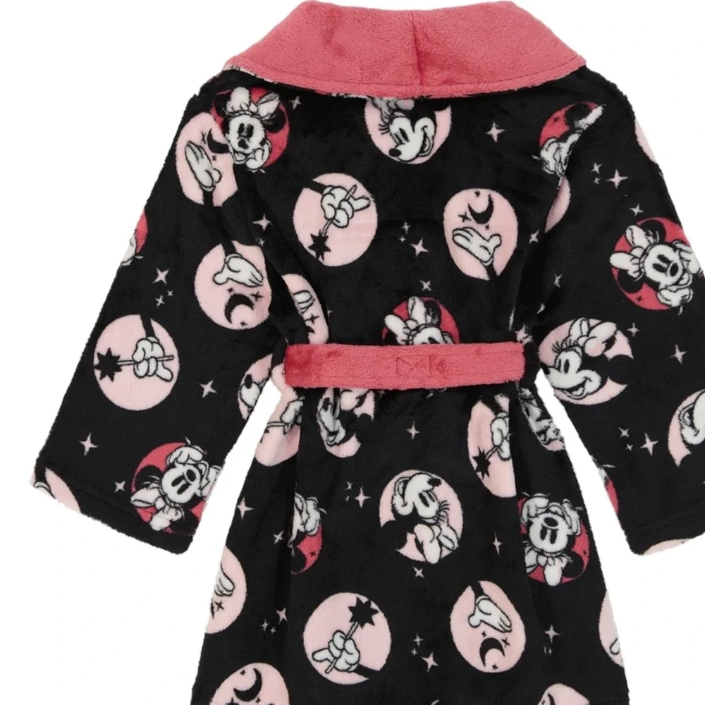 BRAND NEW Disney Minnie Mouse Toddler Girls Pajama Robe, Size 5T - Picture 2 of 3